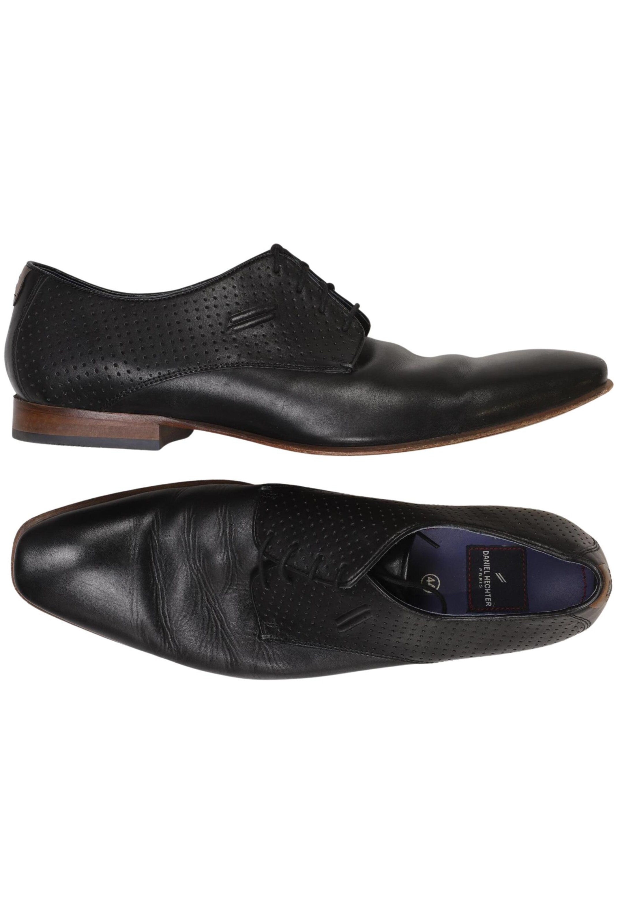 HECHTER PARIS Flats & Loafers in 44 in Black: front