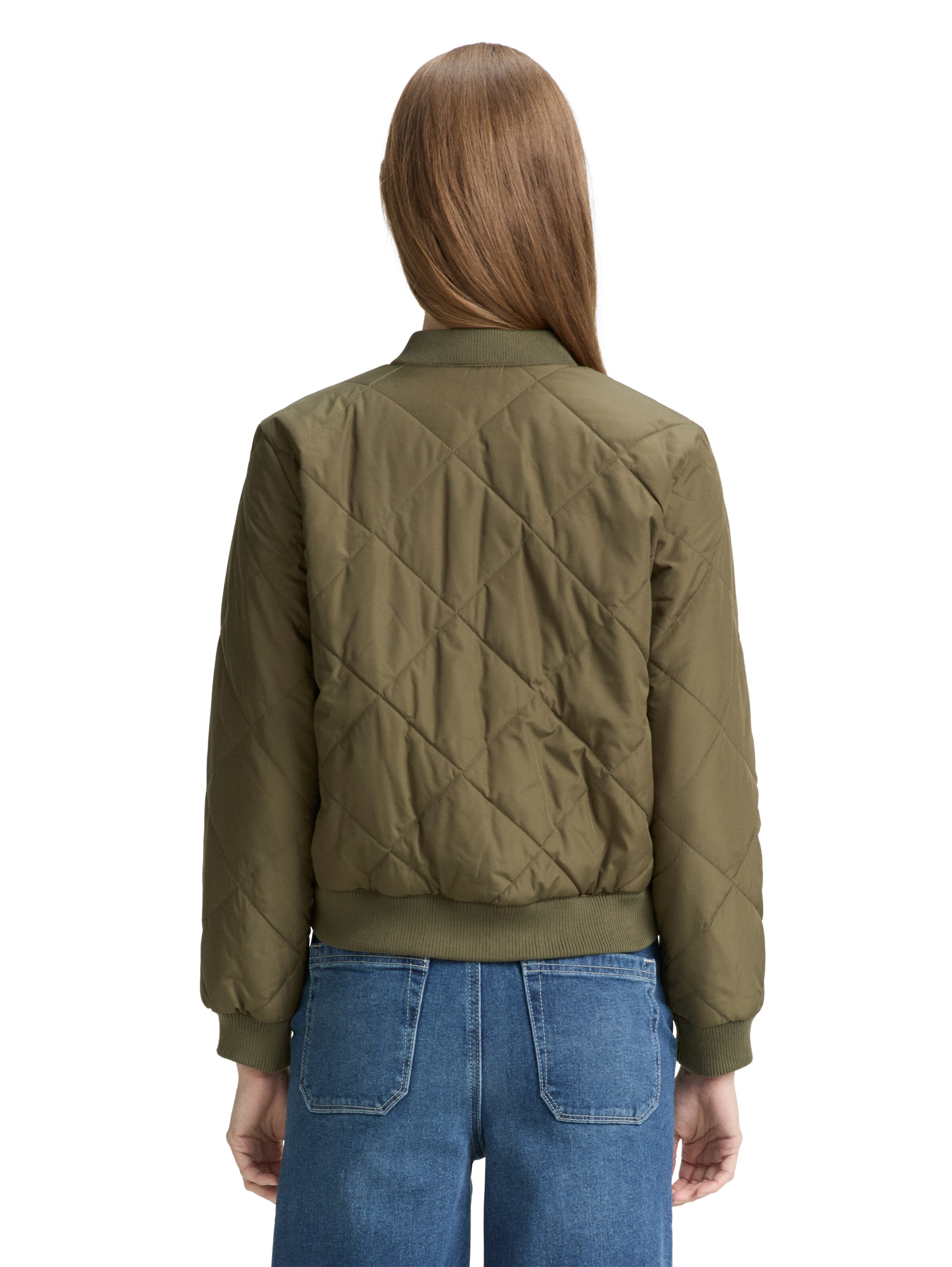 TOM TAILOR DENIM Between-Season Jacket in Green