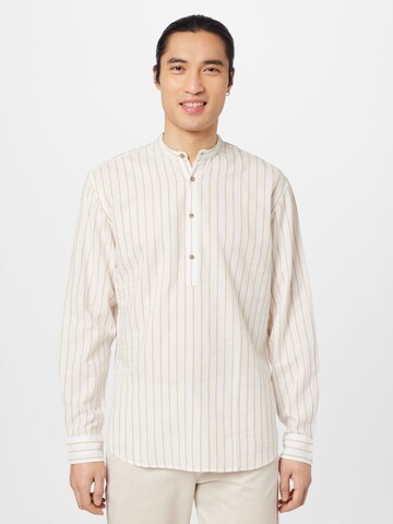 Slim fit Camicia 'Summer' di JACK & JONES in beige: frontale