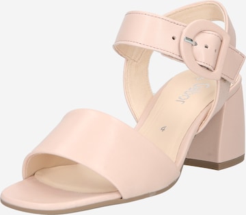 GABOR Strap Sandals 'Nappa Nava' in Pink: front