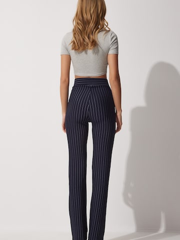 Happiness İstanbul Slim fit Trousers in Blue