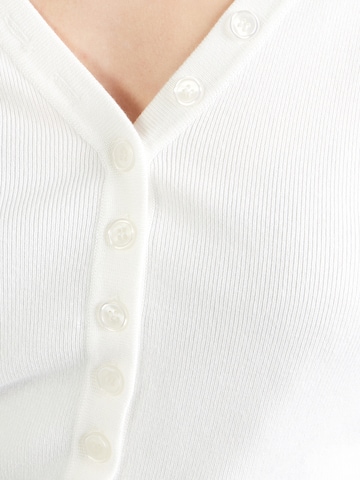 studioselect Πλεκτή ζακέτα 'Laura' σε λευκό