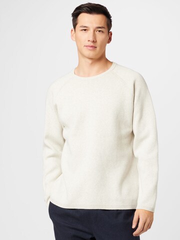 Revolution Sweater in White: front