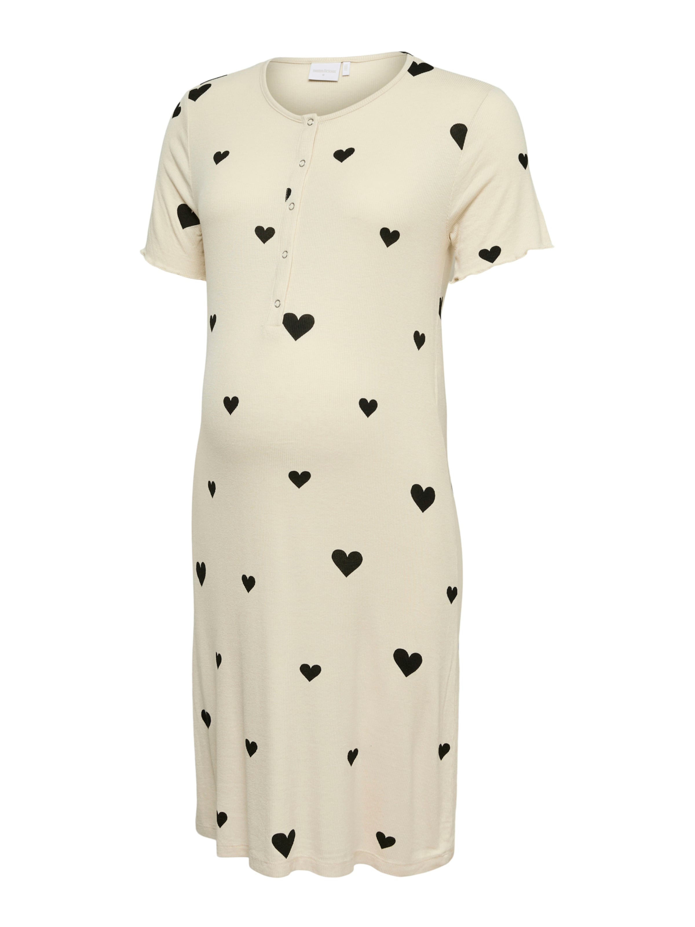 MAMALICIOUS Nachthemd 'Laura Lia' in Beige: Vorderseite