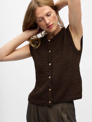 OBJECT Vest 'OBJSAGGIA' in Brown