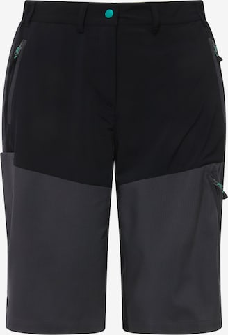 Ulla Popken Regular Outdoorhose in Grau: predná strana