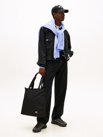 Tommy Jeans Shopper 'Ess' in Zwart