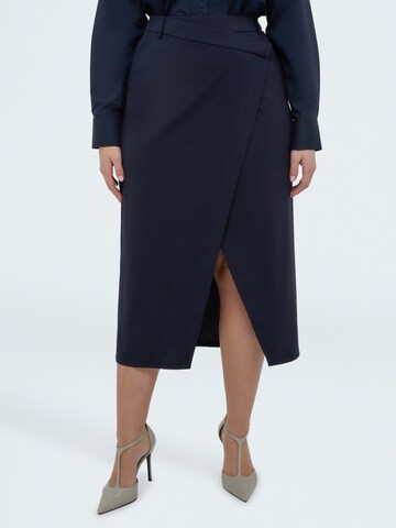 Gonna di Fiorella Rubino in blu: frontale