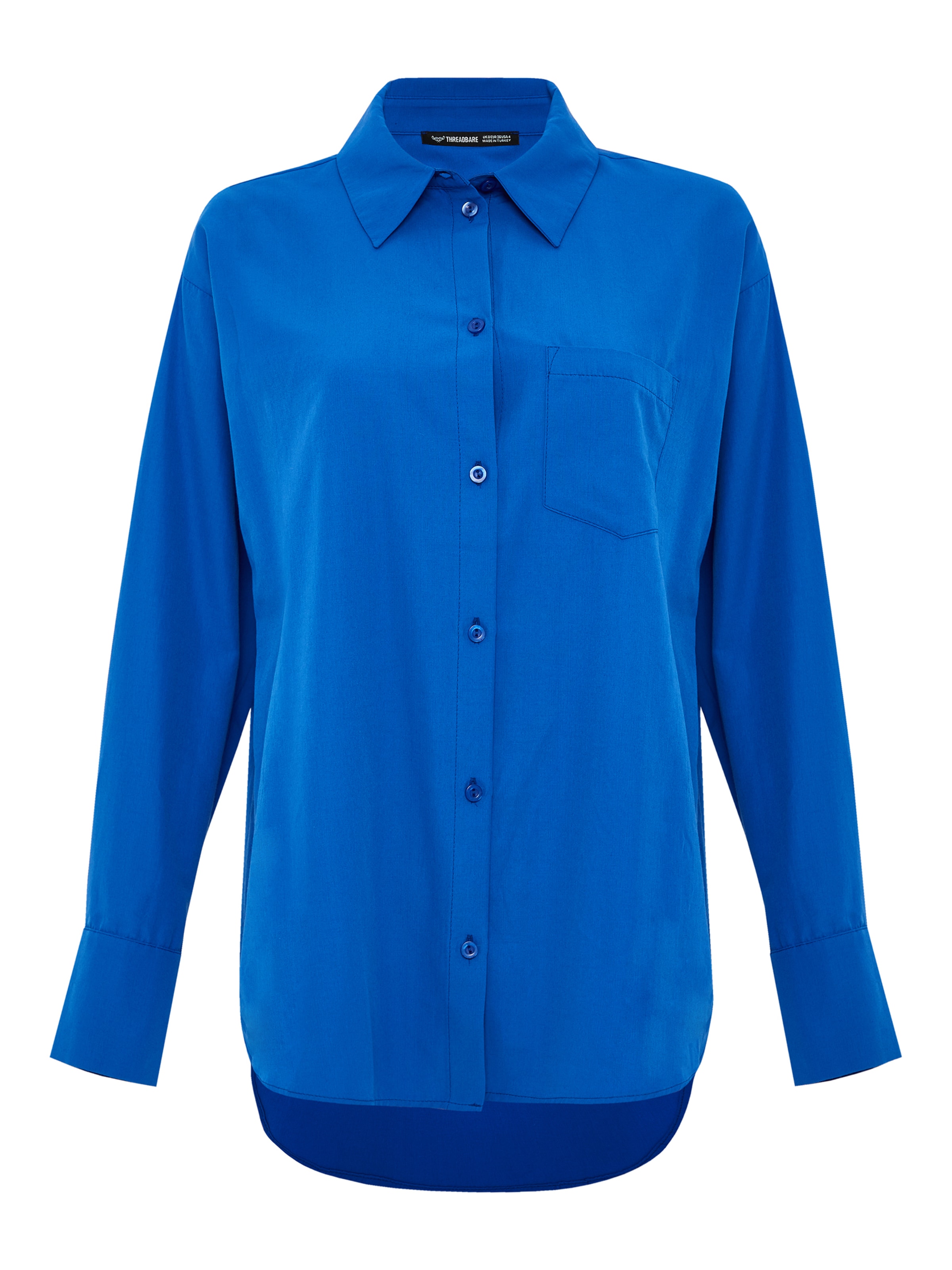 Threadbare Bluse 'Delialah' in Blau: Vorderseite