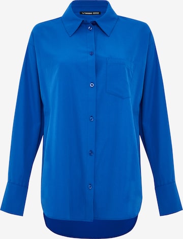 Camicia da donna 'Delialah' di Threadbare in blu: frontale