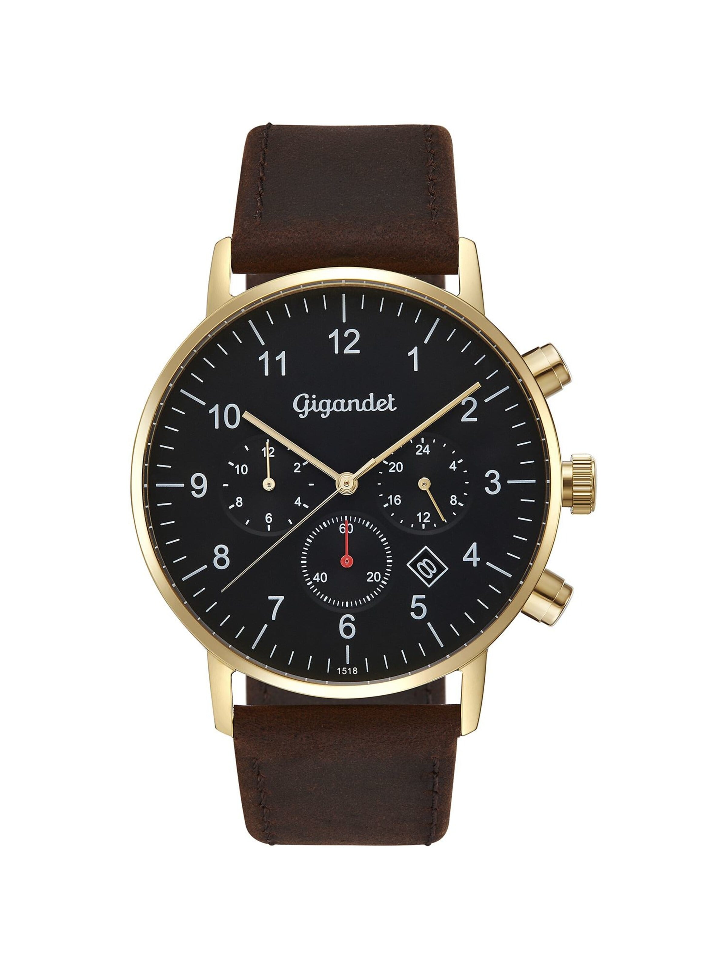 Montre à affichage analogique 'MINIMALISM II' Gigandet en noir : devant