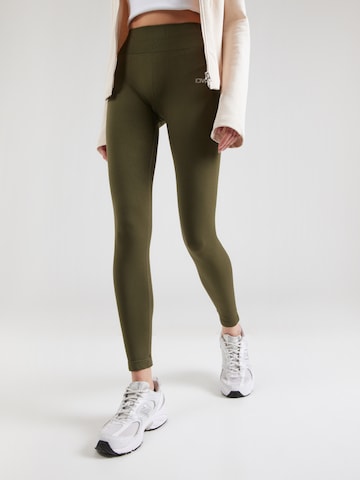 Skinny Pantalon de sport ICANIWILL en vert : devant