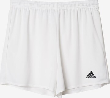 ADIDAS SPORTSWEAR Workout Pants 'Parma 16' in White: front