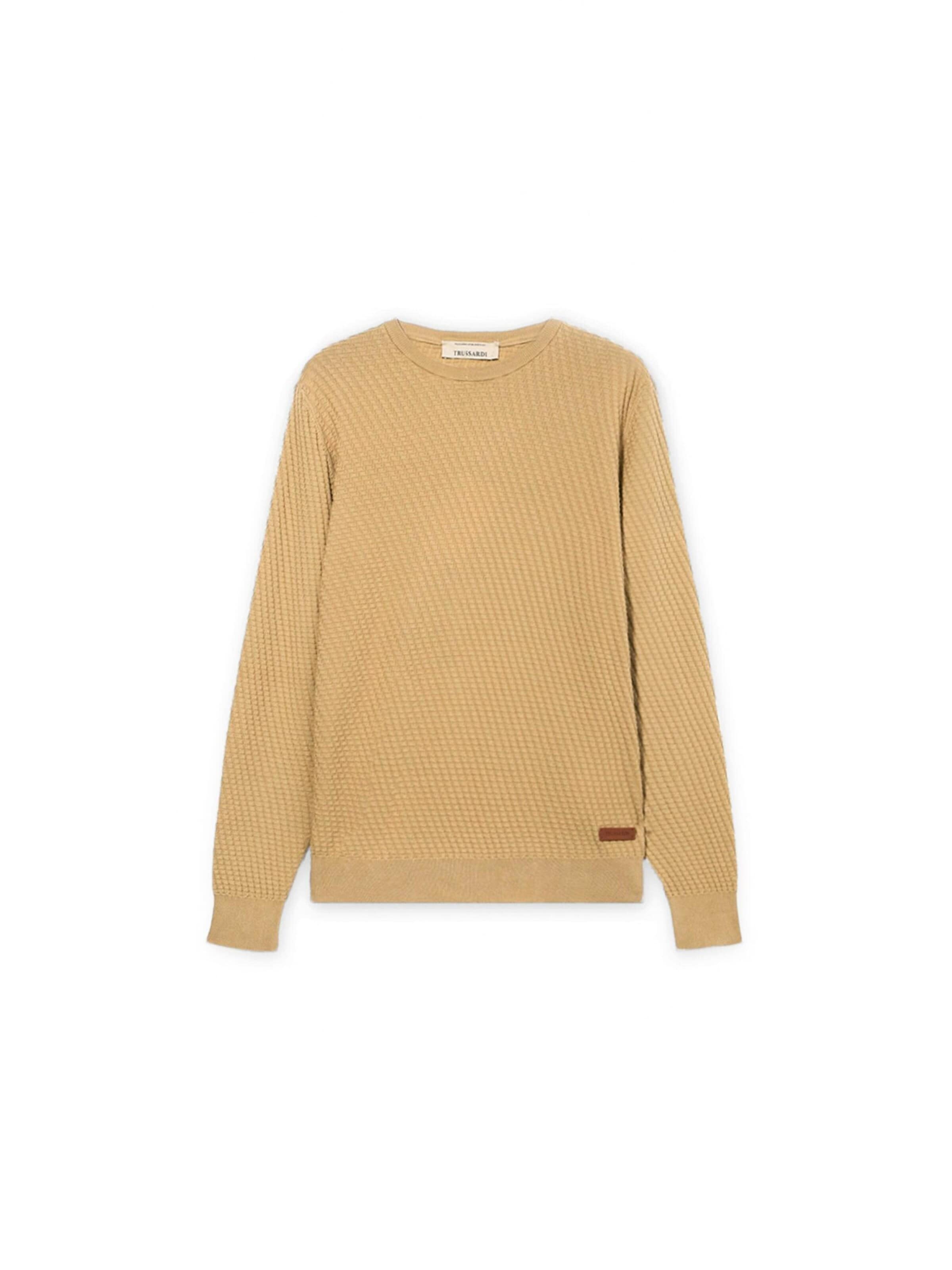 Trussardi Trui in XL in de kleur Beige, Productweergave