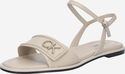 Calvin Klein Sandalias con hebilla en taupe, Vista del producto