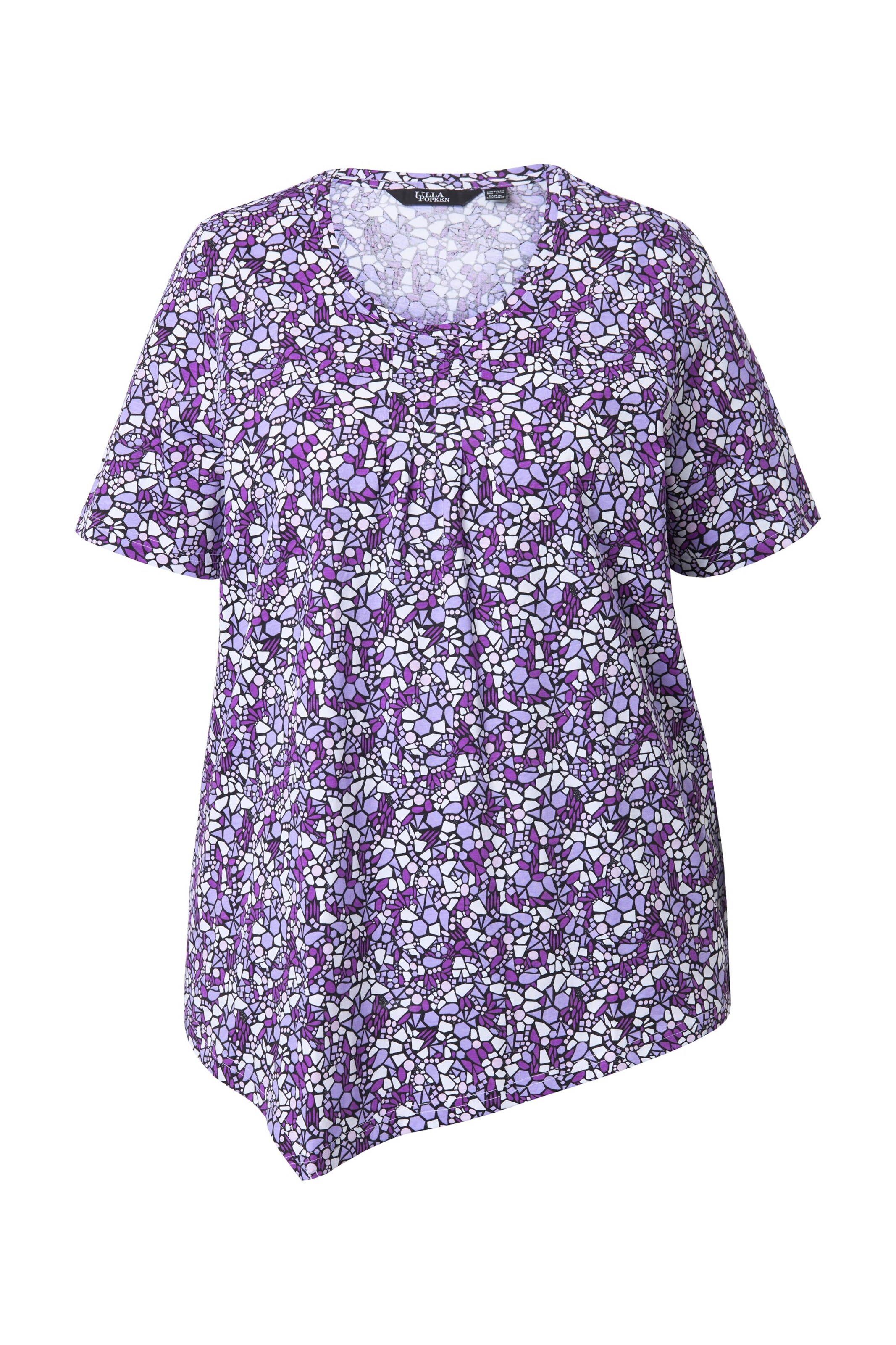 Ulla Popken Shirt in Lila: voorkant