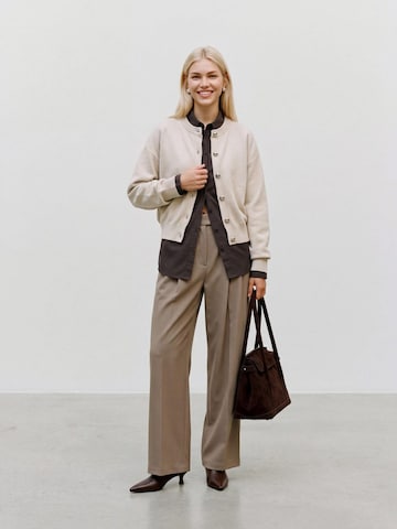 VERO MODA Strickjacke 'VMNoella' in Beige: Vorderseite