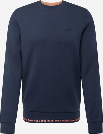 BOSS Sweatshirt 'Salbo' in Blauw: voorkant