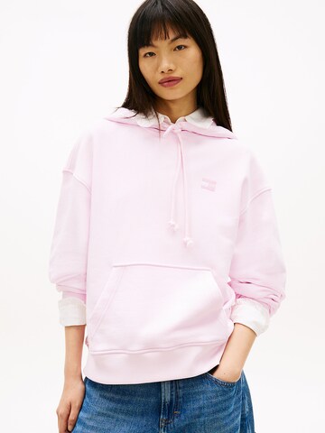 Tommy Jeans Sweatshirt in Pink: Vorderseite