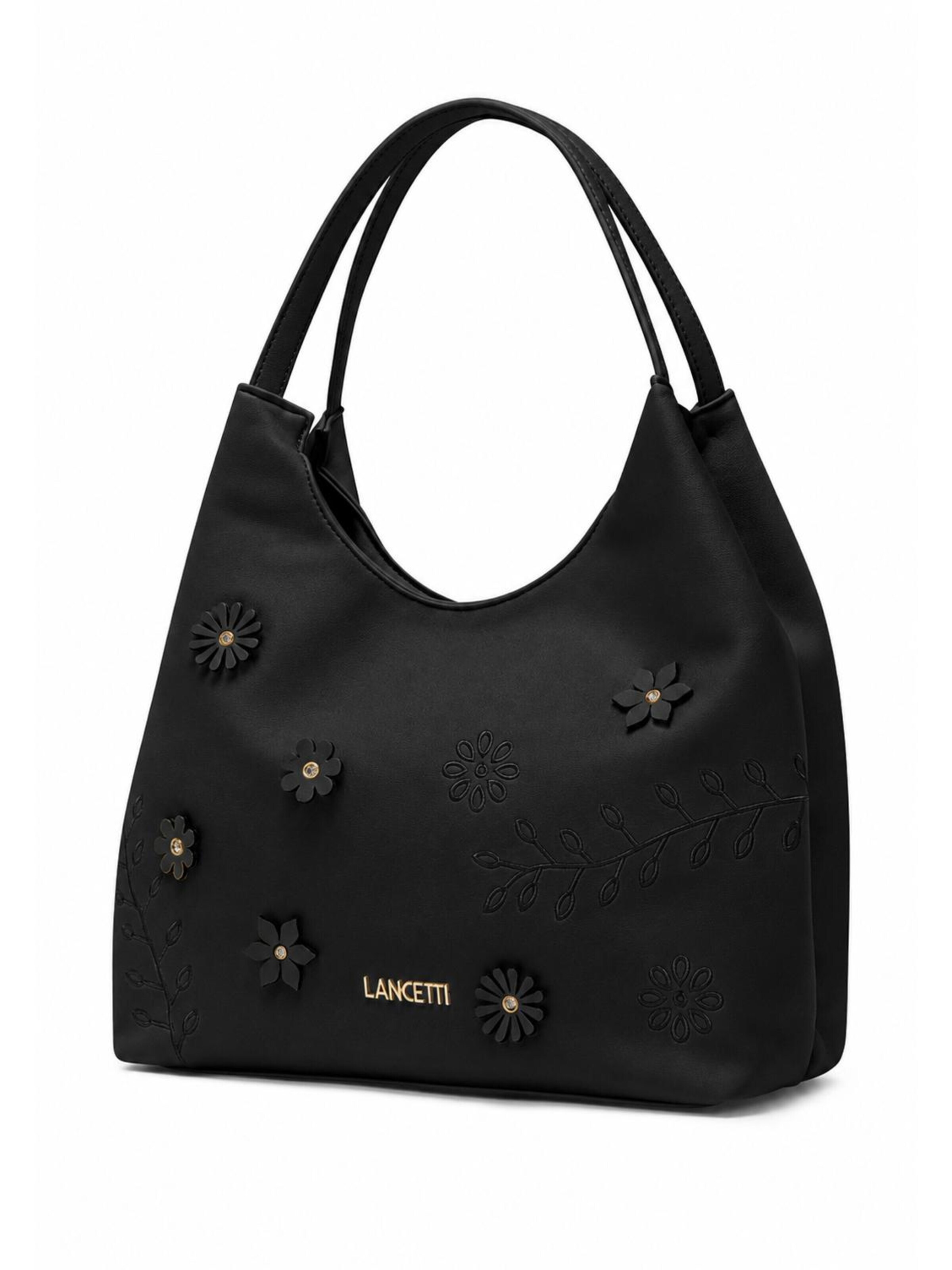 Borsa a mano 'Gisli 2' di Lancetti in nero