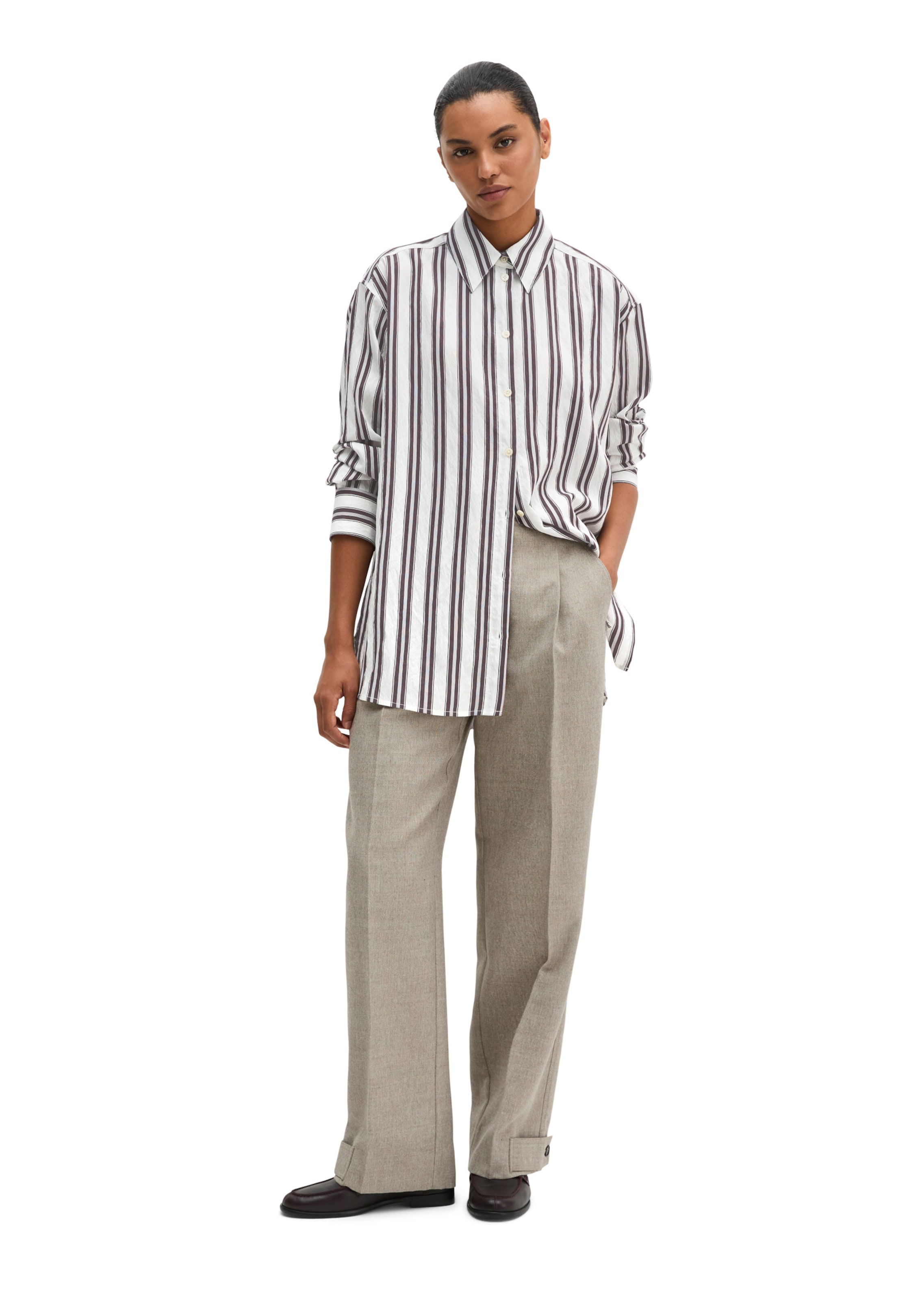 Marc O'Polo Bluse in Weiß: Vorderseite