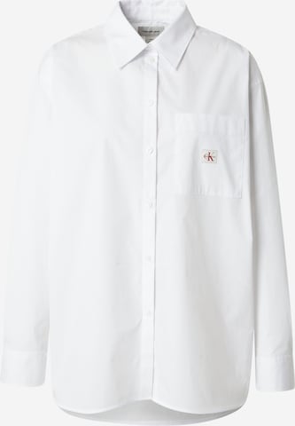 Calvin Klein Jeans Блузка в Белый: спереди