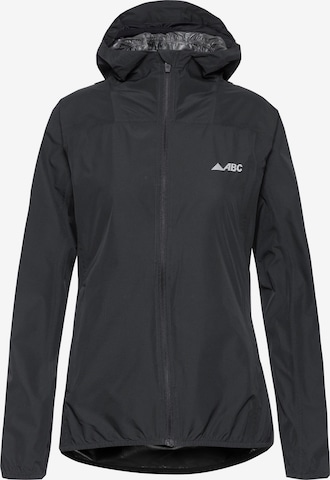 ABC Funktionsjacke in Schwarz: Vorderseite