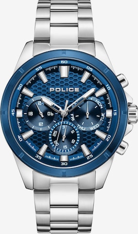 POLICE Analoguhr 'Motion' in Silber: Vorderseite