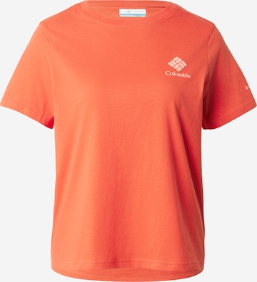 T-shirt fonctionnel 'Rolling Bend™' COLUMBIA en orange : devant