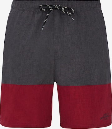 PROTEST Board Shorts 'PRTFreddie' in Red: front