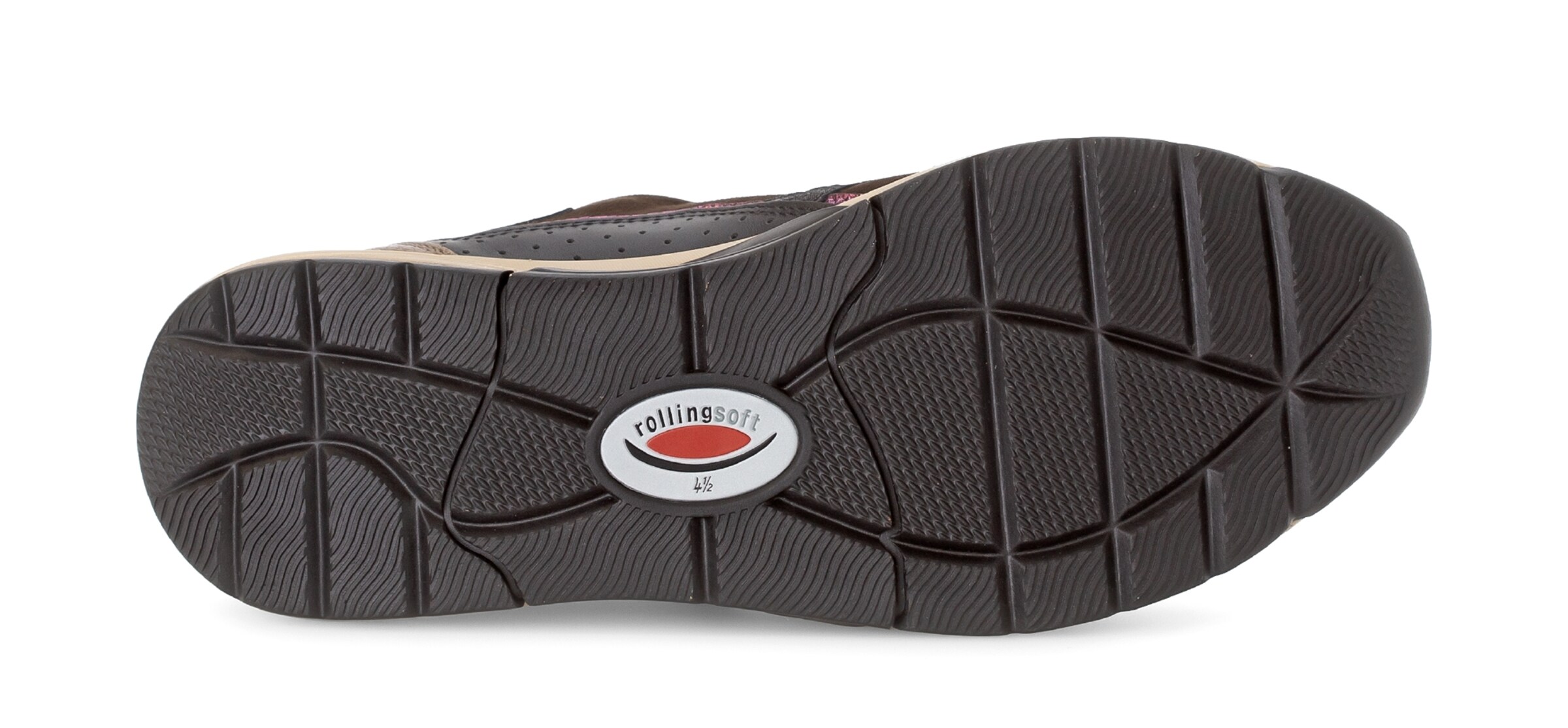 Gabor Rollingsoft Lace-Up Shoes in Brown