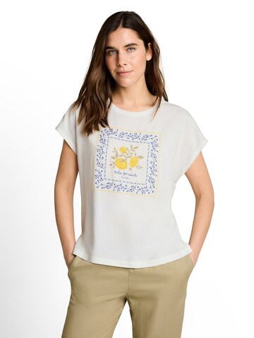 Tricou de la TOM TAILOR pe alb: față