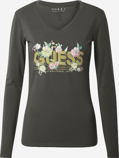 GUESS Тениска 'Juniper' в Каки / пъстро, Преглед на продукта
