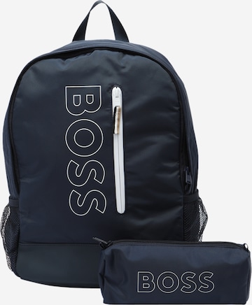 BOSS Kidswear - Mochila em azul