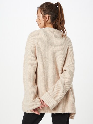 ABOUT YOU Strickjacke 'Laura' in Beige