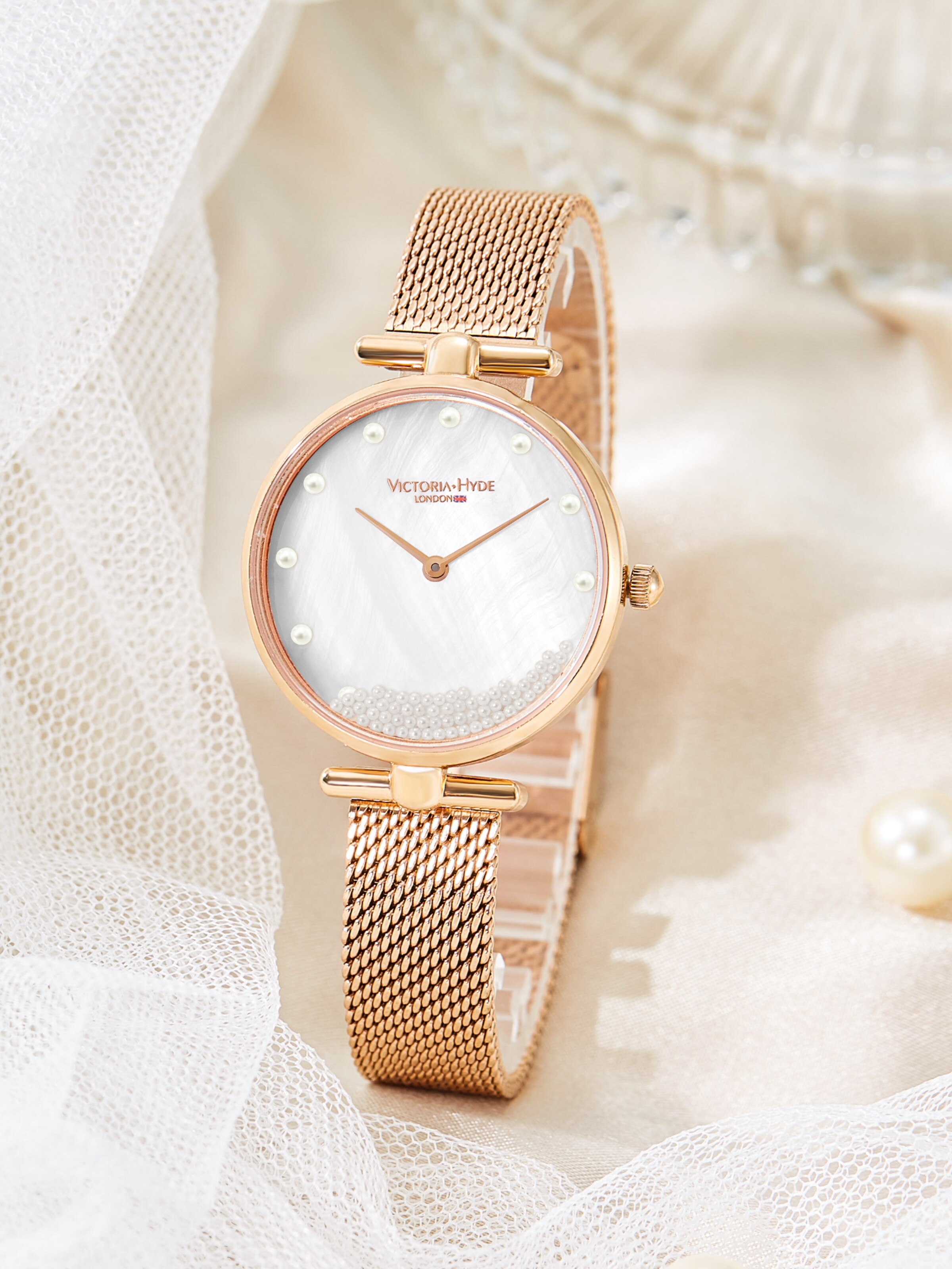 Victoria Hyde Uhr "Pearl" in Gold