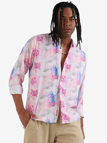 Campus Sutra - Ajuste regular Camisa 'Elliot' en rosa: frente