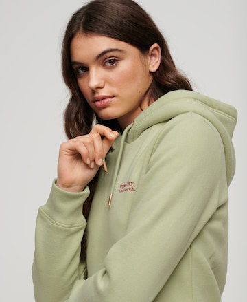 Superdry Sweatshirt 'Essential' in Green