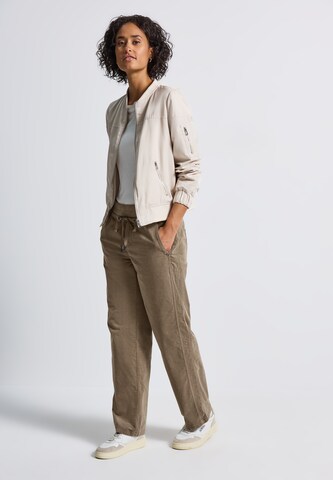 STREET ONE Loose fit Pants 'Bonny' in Brown