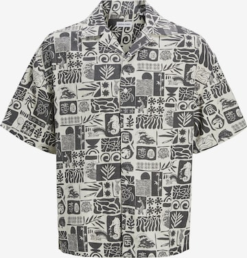 JACK & JONES Comfort fit Overhemd in Zwart: voorkant