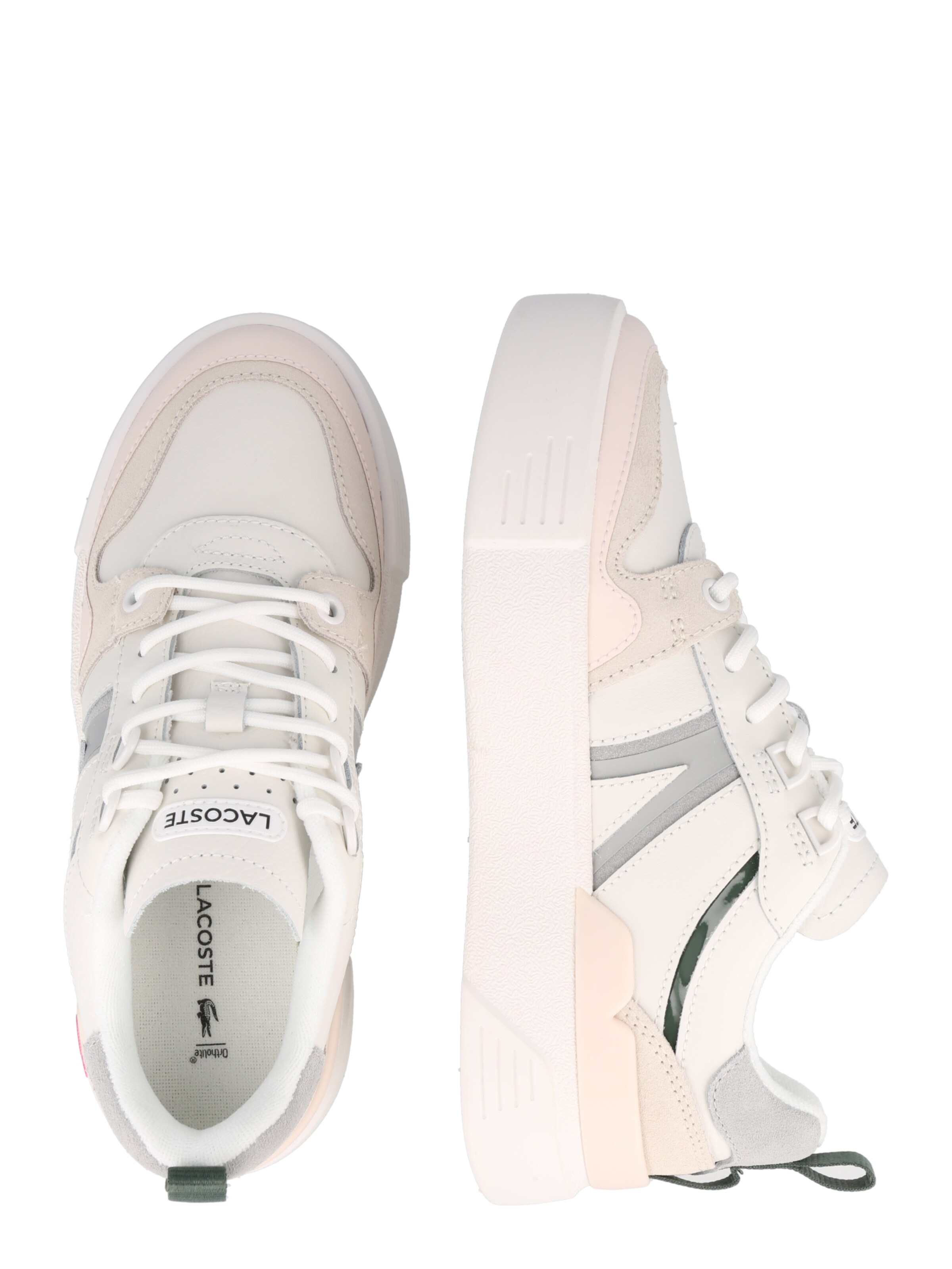 Baskets basses 'L002' LACOSTE en blanc