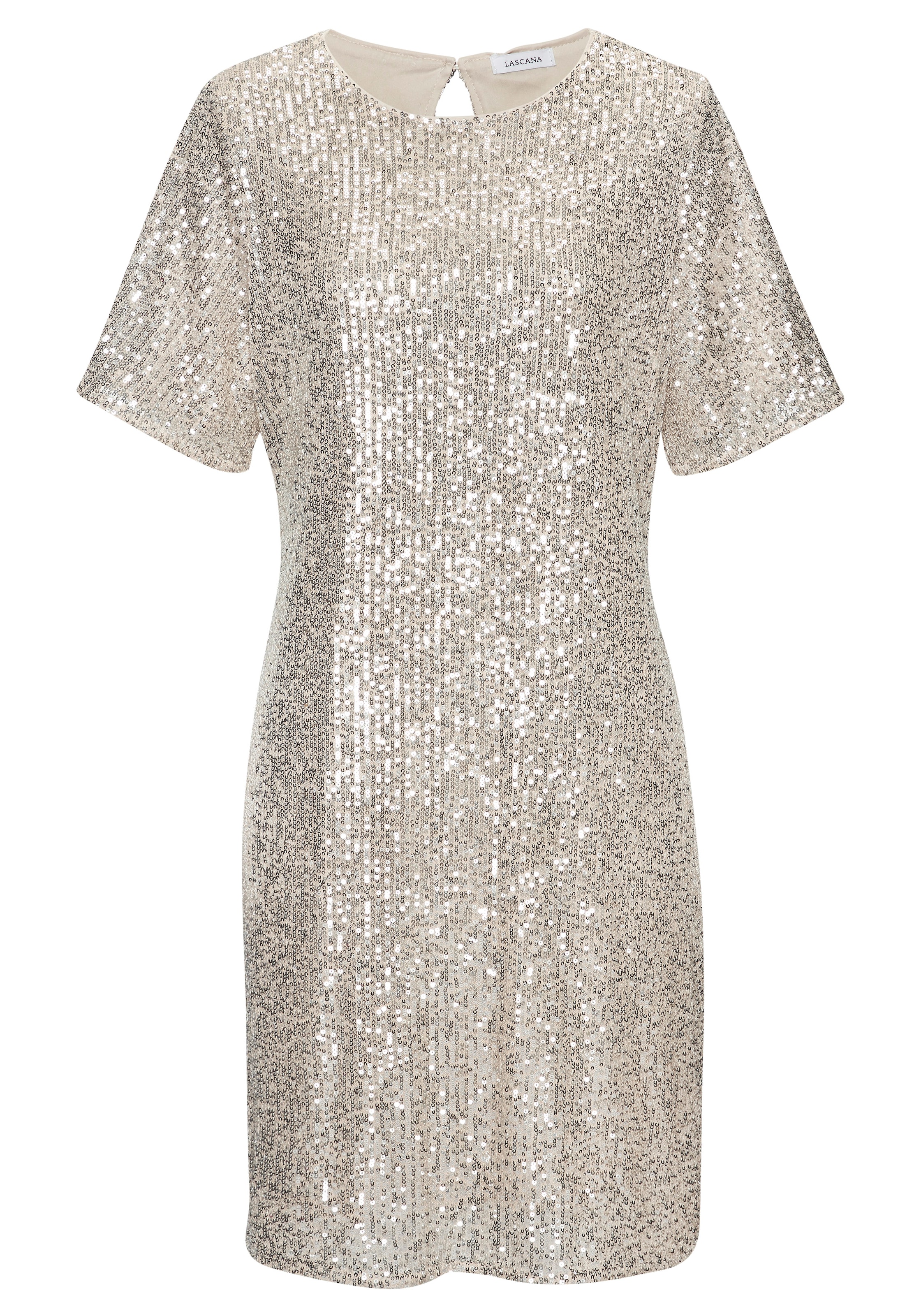 LASCANA Kleid in Beige: Vorderseite