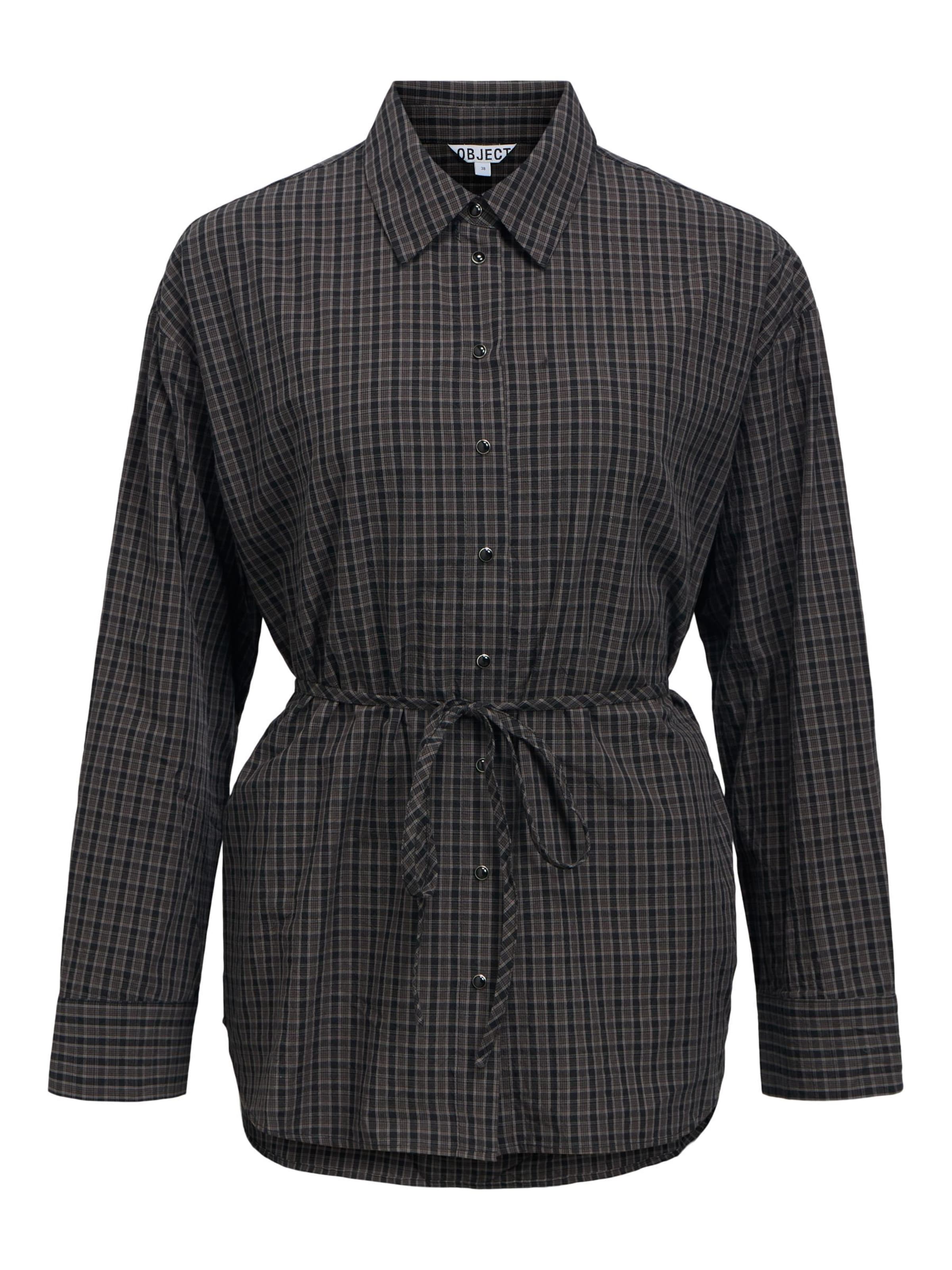 OBJECT Bluse 'DELVA' in S in grau, Produktansicht