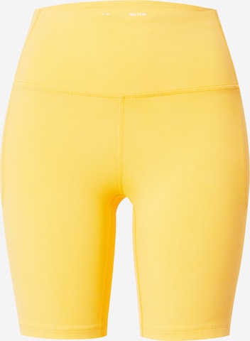 Coupe slim Pantalon de sport 'Meridian' UNDER ARMOUR en jaune : devant