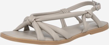 ABOUT YOU Strap Sandals 'Sabrina' in Beige: front