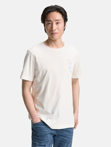 TOM TAILOR Shirt in White: front