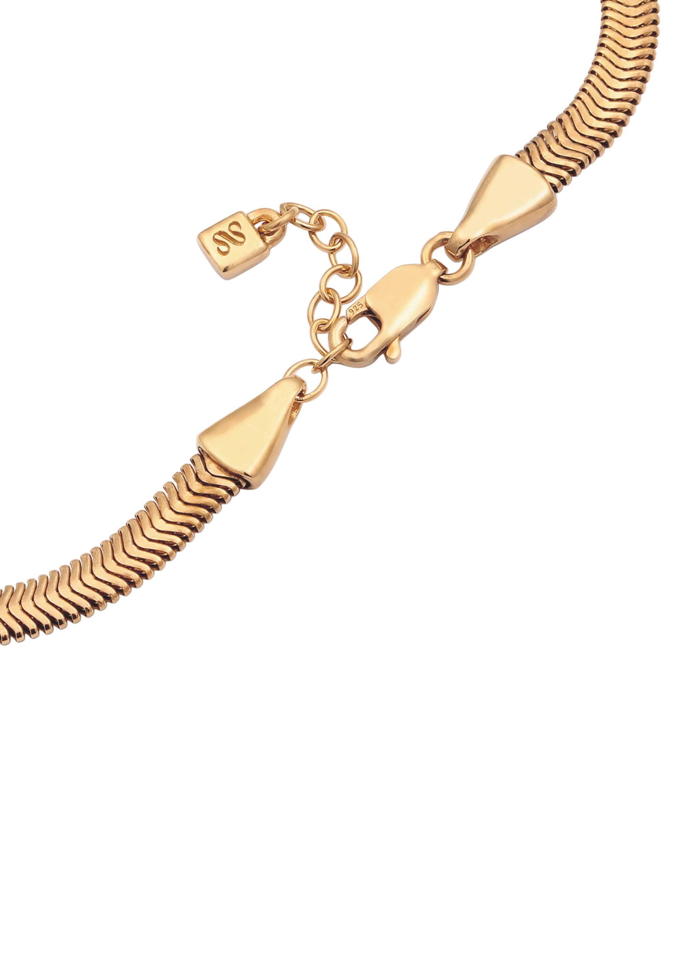 Stilnest Bracelet 'Schlangenkette' in Gold