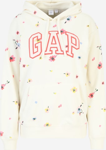 Gap Tall Свитшот 'HERITAGE' в Белый: спереди
