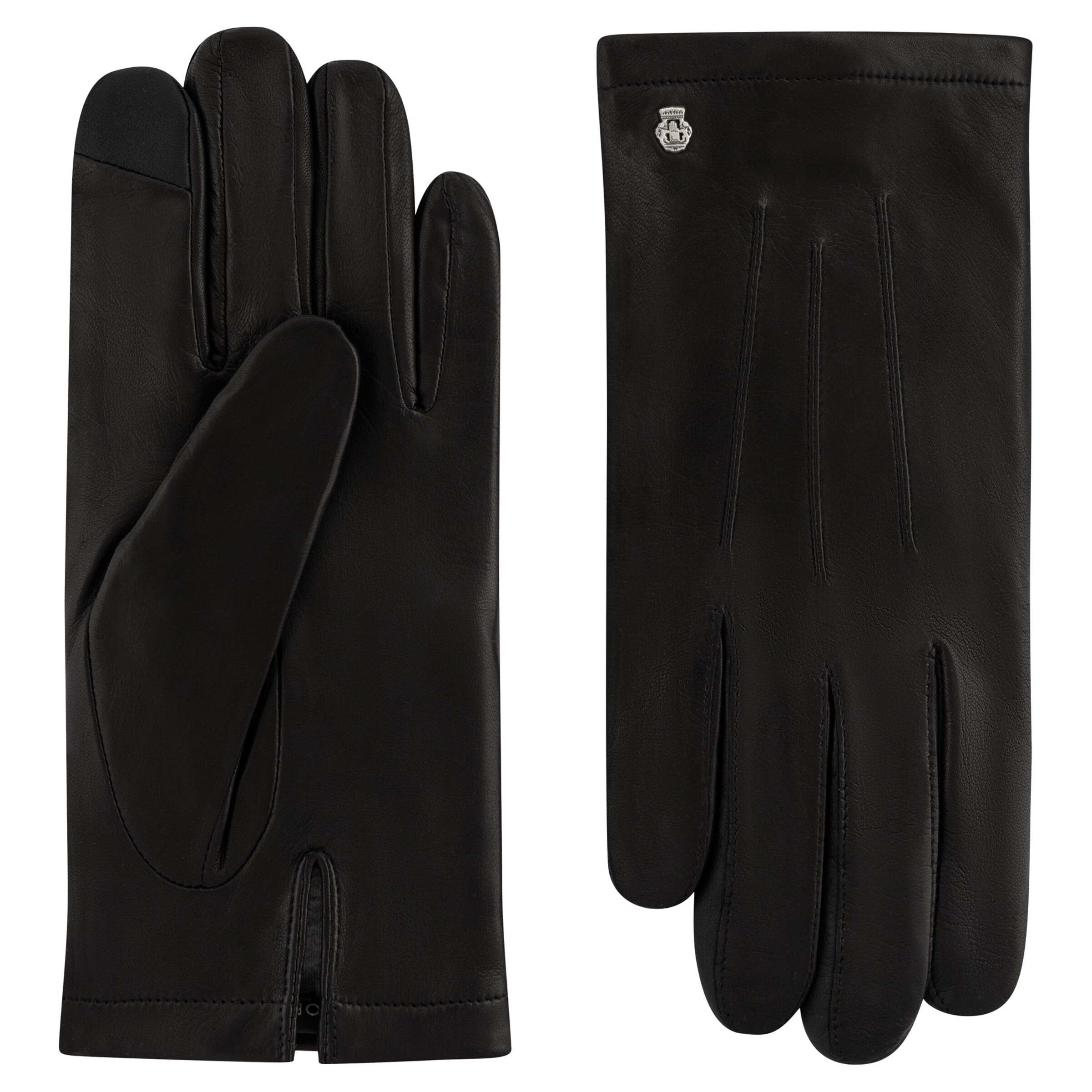 Roeckl Vingerhandschoenen 'LEUK TOUCH' in Zwart: voorkant