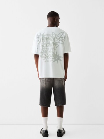 Bershka Shirt in Wit